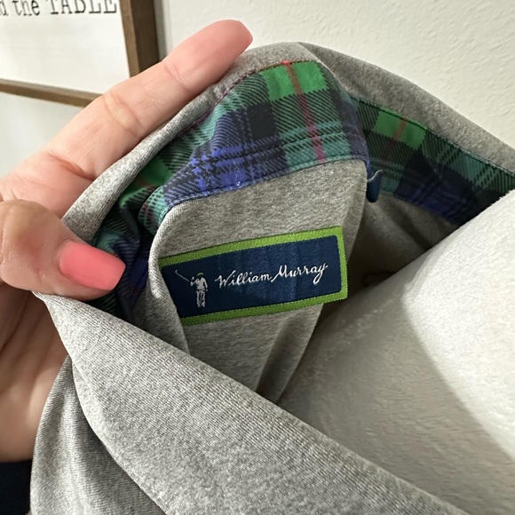 William Murray Golf Gray Polo with Relaxed Fit - Picture 6 of 7